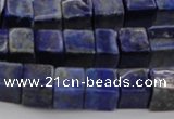 CNL1100 15.5 inches 6*6mm cube lapis lazuli gemstone beads