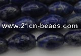 CNL1102 15.5 inches 8*12mm rice lapis lazuli gemstone beads