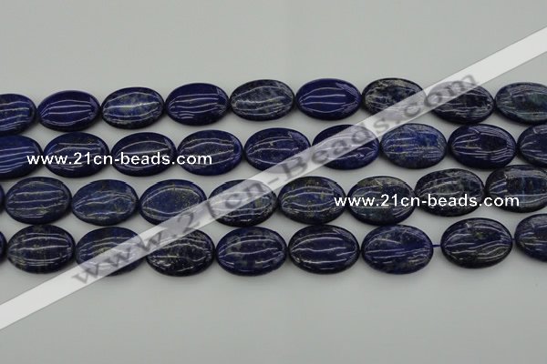 CNL1122 15.5 inches 18*25mm oval lapis lazuli gemstone beads