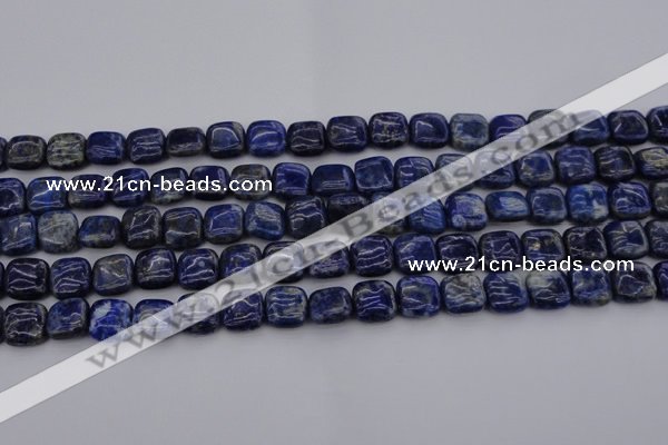 CNL1126 15.5 inches 10*10mm square lapis lazuli gemstone beads