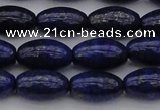 CNL1158 15.5 inches 10*16mm rice lapis lazuli gemstone beads