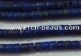 CNL1203 15.5 inches 1.5*2mm tube natural lapis lazuli beads