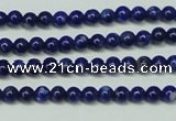 CNL1250 15.5 inches 3mm round natural lapis lazuli beads