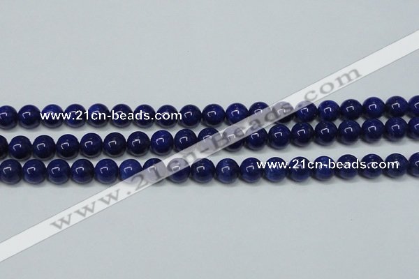 CNL1253 15.5 inches 8mm round natural lapis lazuli beads