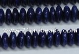 CNL1262 15.5 inches 4*10mm rondelle natural lapis lazuli beads