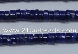 CNL1265 15.5 inches 3*6mm tyre natural lapis lazuli beads