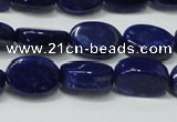 CNL1277 15.5 inches 9*13mm oval natural lapis lazuli beads