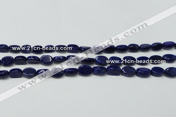 CNL1277 15.5 inches 9*13mm oval natural lapis lazuli beads