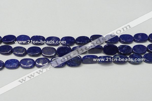 CNL1278 15.5 inches 13*18mm oval natural lapis lazuli beads