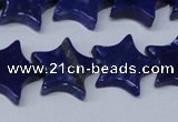 CNL1286 15.5 inches 18mm star natural lapis lazuli beads