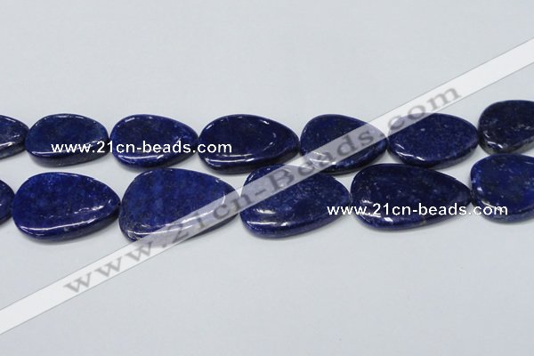 CNL1300 15.5 inches 25*35mm - 35*45mm freeform natural lapis lazuli beads