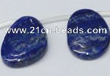 CNL1320 Top drilled 25*35mm - 35*45mm freeform natural lapis lazuli beads