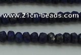 CNL1400 15.5 inches 2.5*4mm faceted rondelle lapis lazuli beads