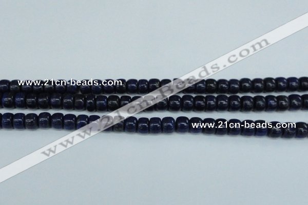 CNL1505 15.5 inches 6*9mm drum lapis lazuli beads wholesale