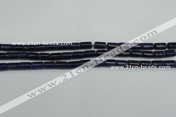 CNL1509 15.5 inches 6*10mm tube lapis lazuli beads wholesale