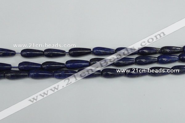 CNL1512 15.5 inches 8*22mm teardrop lapis lazuli beads wholesale