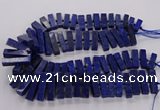 CNL1660 15.5 inches 8*25mm - 10*35mm cuboid lapis lazuli beads