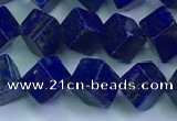 CNL1670 15.5 inches 7*7mm cube lapis lazuli gemstone beads
