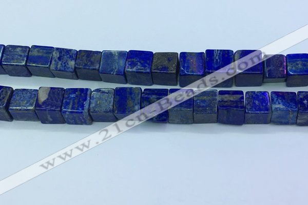 CNL1676 15.5 inches 11*11mm cube lapis lazuli gemstone beads