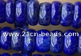 CNL1693 15.5 inches 3*7mm - 4*8mm rondelle lapis lazuli beads