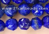 CNL1718 15.5 inches 6mm faceted nuggets lapis lazuli beads