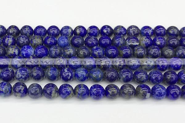 CNL1727 15 inches 8mm round lapis lazuli beads