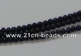 CNL201 15.5 inches 3mm round natural lapis lazuli beads wholesale