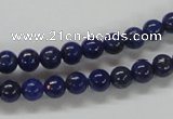 CNL205 15.5 inches 6mm round natural lapis lazuli beads wholesale