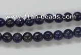 CNL206 15.5 inches 6mm round natural lapis lazuli beads wholesale