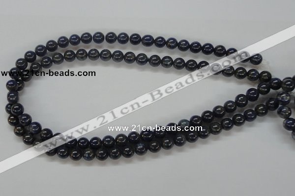 CNL207 15.5 inches 8mm round natural lapis lazuli beads wholesale