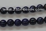 CNL209 15.5 inches 8mm round natural lapis lazuli beads wholesale