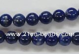 CNL210 15.5 inches 8mm round natural lapis lazuli beads wholesale