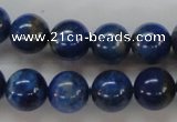 CNL219 15.5 inches 12mm round natural lapis lazuli beads wholesale