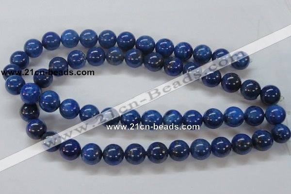 CNL229 15.5 inches 14mm round natural lapis lazuli beads wholesale