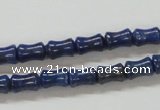 CNL238 15.5 inches 6*8mm bamboo shape natural lapis lazuli beads wholesale