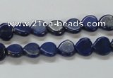 CNL242 15.5 inches 8*8mm heart natural lapis lazuli beads wholesale