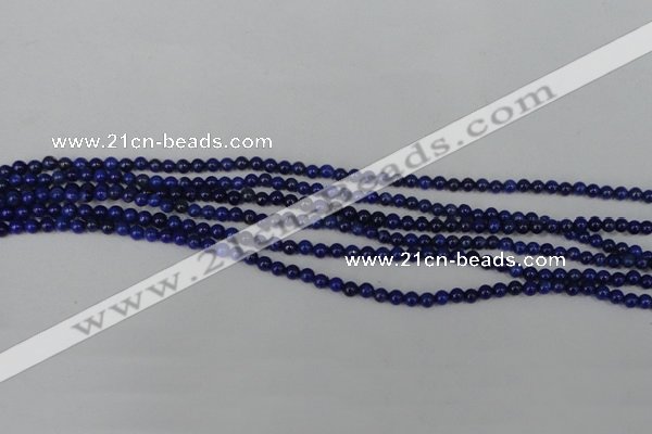 CNL400 15.5 inches 3mm round natural lapis lazuli gemstone beads