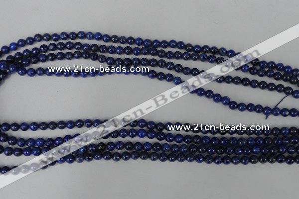 CNL401 15.5 inches 4mm round natural lapis lazuli gemstone beads