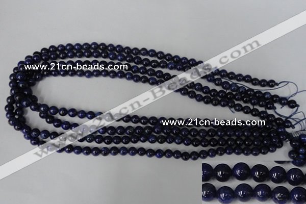 CNL402 15.5 inches 6mm round natural lapis lazuli gemstone beads