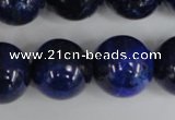 CNL409 15.5 inches 18mm round natural lapis lazuli gemstone beads