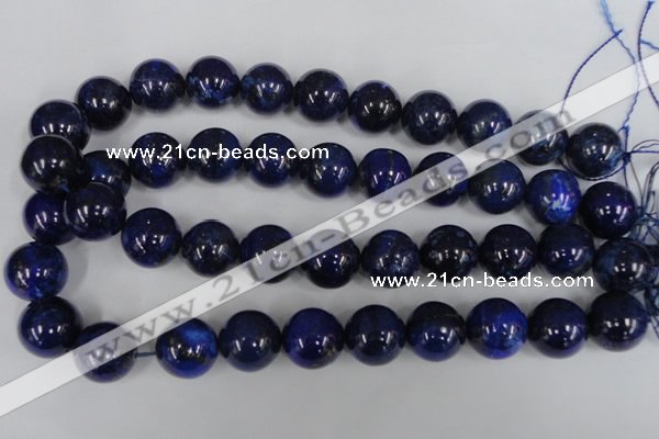 CNL409 15.5 inches 18mm round natural lapis lazuli gemstone beads