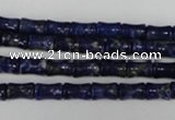 CNL432 15.5 inches 5*7mm bone natural lapis lazuli gemstone beads