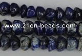 CNL436 15.5 inches 7*9mm bread natural lapis lazuli gemstone beads