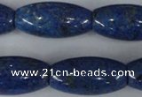 CNL445 15.5 inches 15*30mm rice natural lapis lazuli gemstone beads