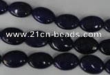 CNL479 15.5 inches 8*12mm oval natural lapis lazuli gemstone beads