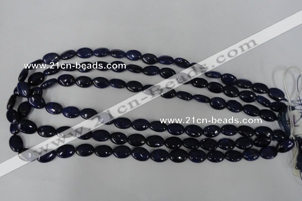 CNL479 15.5 inches 8*12mm oval natural lapis lazuli gemstone beads