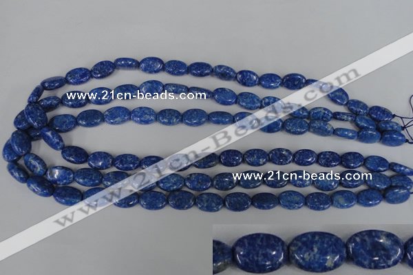 CNL480 15.5 inches 9*13mm oval natural lapis lazuli gemstone beads