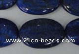 CNL486 15.5 inches 20*30mm oval natural lapis lazuli gemstone beads