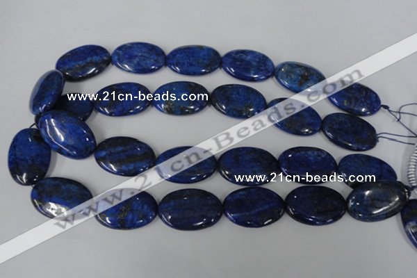 CNL486 15.5 inches 20*30mm oval natural lapis lazuli gemstone beads