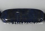 CNL489 15.5 inches 18*48mm oval natural lapis lazuli gemstone beads